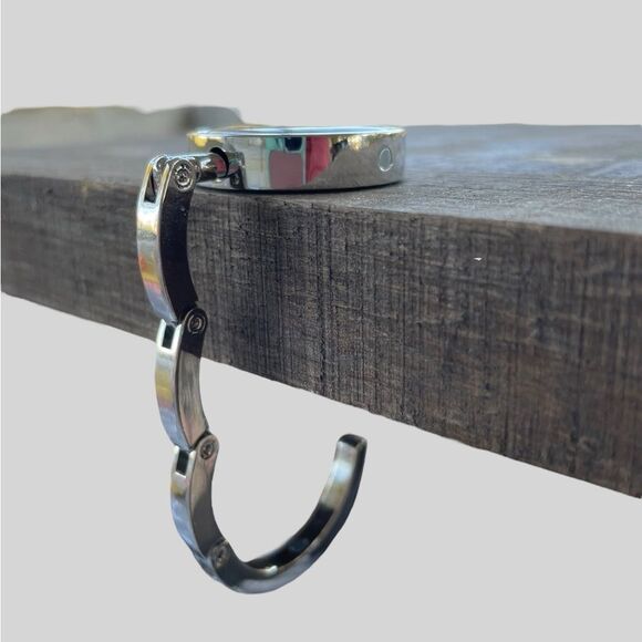 Metal Handbag Hanger Folding Butterfly Purse Compact NEW - Picture 3 of 4